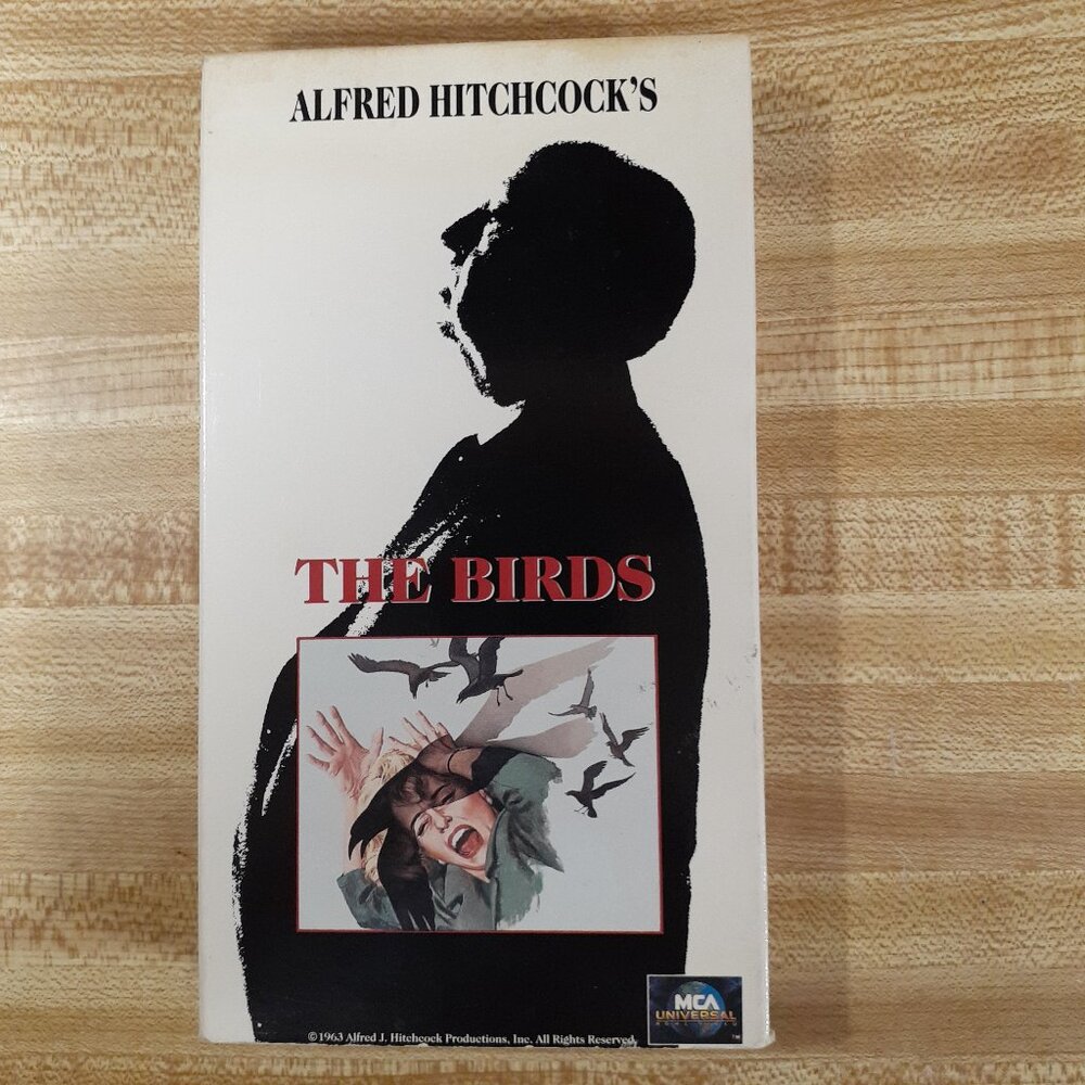 Alfred Hitchcock The Birds 1963 VHS Tippi Hedren Horror 1990 Cult Classic Alfred